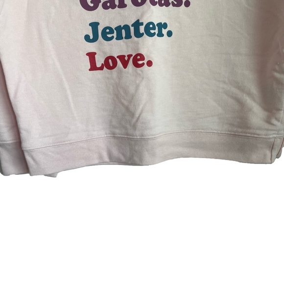 J. CREW GIRLS INC. PINK PULLOVER SWEATER SIZE MEDIUM LONG SLEEVE CREW NECK NWT - Picture 3 of 13